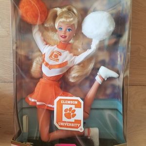 Mint 1997 Clemson Cheerleader Barbie,in box always
